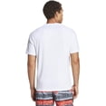 thumbnail image 2 of Men's Speedo 7748220 Easy Regular Fit Short Sleeve Swim Shirt (White L), 2 of 6