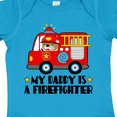 thumbnail image 4 of Inktastic Fireman Daddy is a Firefighter Boys or Girls Baby Bodysuit, 4 of 5