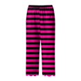 thumbnail image 3 of Blphud Leisure Pants Set for Women Womens Casual Pants Womens Trouser with Pocket Straight Tube Loose Stretch Pants Pants Fitted Stripe Dpants for Women Summer Pants for Women 2024 Long Trousers, 3 of 5