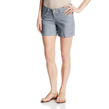 Railroaded Stripe - Wrangler Women's Premium Patch Mae Short, Railroad Stripe, 0W