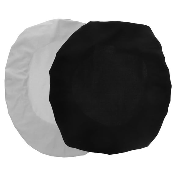 LOLIPPYY 2-Pack Dark Gray Toilet Tank Dust Prevention Covers for Bathroom Use