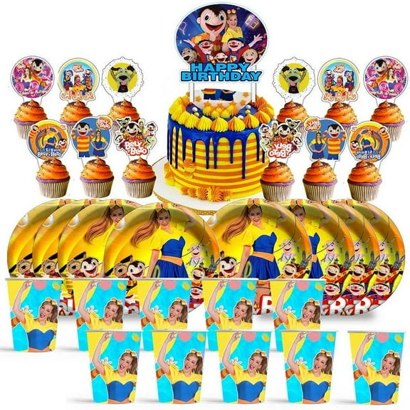 Bely Y Beto Birthday Cups Party Supplies Plates Fans Decorations Cake Topper Decor