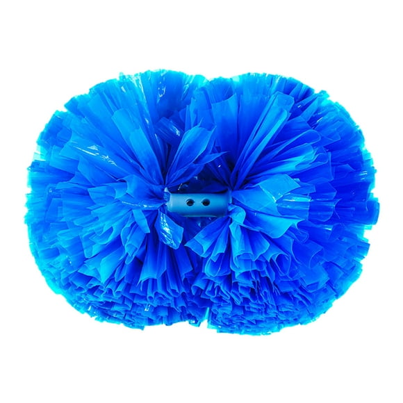 Cheerleading Handheld Colorful Flowers Sports Activities Performance Cheering Supplies Round Colorful Practical Material Lightweight Handle Design Anti Slip Off PE Material Lightweight