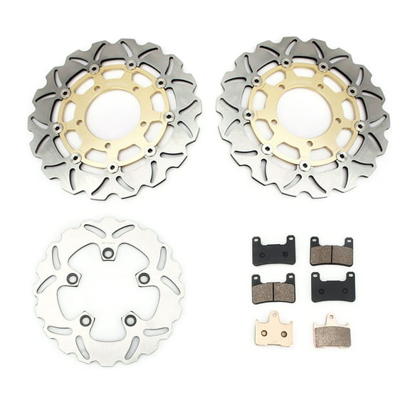 Front Rear Brake Discs Rotors Pads For SUZUKI GSXR 1000 K5 K6 05 06 GSXR1000 GSX-R1000 2005 2006