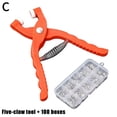 thumbnail image 6 of Metal Snaps Buttons with Fastener Pliers Tool Kit Five Claw Set Sewing UK, 6 of 8