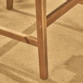 thumbnail image 4 of Noble House Perla Outdoor Acacia Wood Barstools Teak and Blue (Set of 4), 4 of 6