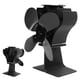 thumbnail image 4 of Ventilador de estufa de leña ANGGREK Alimentado por calor 152 mm Negro 4 aspas 25 db, 4 of 8