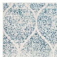 thumbnail image 3 of SAFAVIEH Madison Leighton Geometric Area Rug, Cream/Turquoise, 6'7" x 6'7" Square, 3 of 10