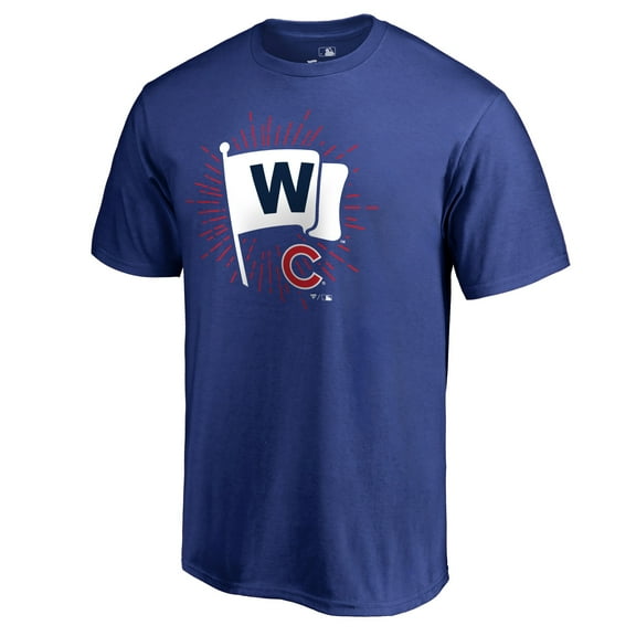 Men's Royal Chicago Cubs Hometown Collection Cubs Win T-Shirt
