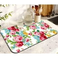 thumbnail image 1 of Dish Drying Mat for Kitchen Counter 20x12in Washable Quick Dish Drying Pad Rubber Backed Absorbent Draining Mat Fit Kitchen Counter,Bar,Under Sink,Dishes,Utensils,Dish Rack, 1 of 5