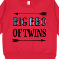 thumbnail image 3 of Inktastic Big Bro of Twins Brother Toddler Sweatshirt, 3 of 4