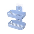 thumbnail image 2 of Bathroom Shower Soap Box Dish Storage Plate Tray Holder Case Soap Holder Double, 2 of 4