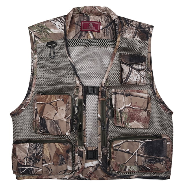 Fishing Photography Vest Summer Multi Pockets Mesh Jackets Quick Dry Waistcoat
