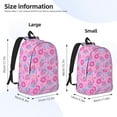 thumbnail image 4 of Daiia Donuts Vintage Canvas Backpack for Men and Women ,Hiking Backpack,Travel Laptop Bag for School,Large Capacity Backpack, 4 of 8