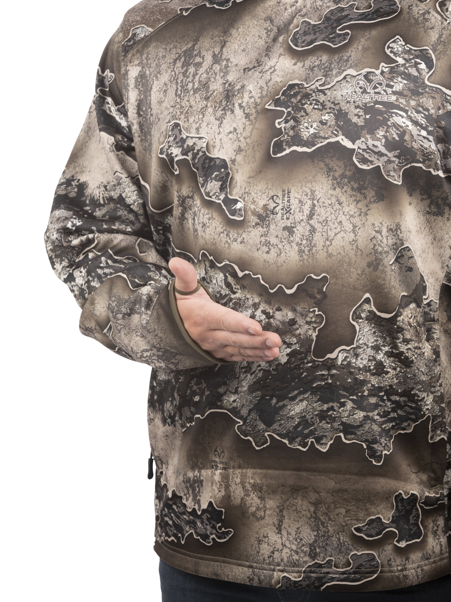 Realtree Mens Excape Arrowood Performance Hoodie