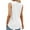 White, variant on Kovlvoll Womens Tank Tops V Neck Sleeveless Camisole Summer Fashion Eyelet Solid Color Shirts Top
