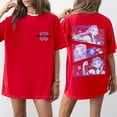 thumbnail image 1 of Pop cazadora para niña Hunters Boys Girls Fashion Round-Neck Group Panels T Shirt （Red）, 1 of 4