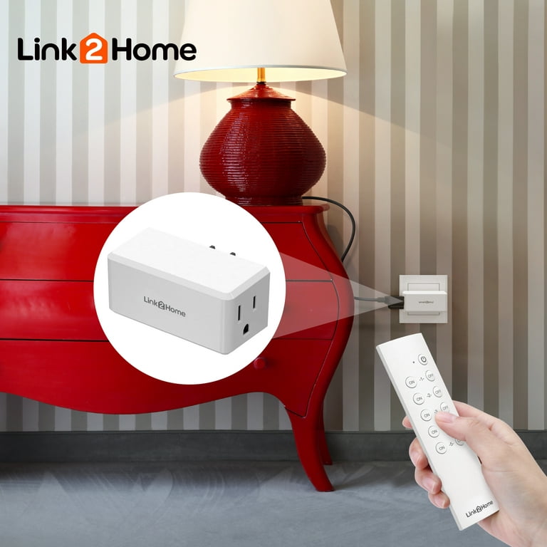 LINK2HOME - Indoor Remote Control Outlets 1 power outlet + 1 remote