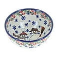 thumbnail image 2 of Blue Rose Polish Pottery Snowflake Friends Cereal/Soup Bowl, 2 of 2
