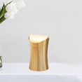 thumbnail image 6 of Fiocias Countertop Trash Can Brushed Stainless Steel Space Saving Garbage Container with Gold, 6 of 9