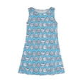 thumbnail image 3 of LTTVQM Easter Dresses for Girls 2026 Rabbit Egg Print Cute Sleeveless Sundress Comfy Round Neck Midi Dresses Trendy A-Line Dresses Light Blue 11-12 Years, 3 of 5