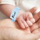 thumbnail image 3 of 100 pulseras desechables de PVC para identificación hospitalaria de recién nacidos, impermeables y grabables para eventos, 3 of 7