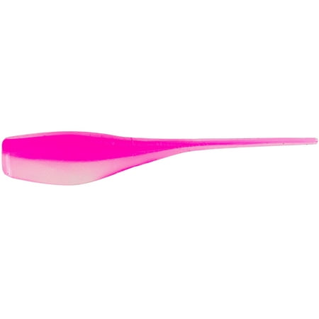 Big Bite Baits Crappie Minnr Grub Pink Back/Glow Belly