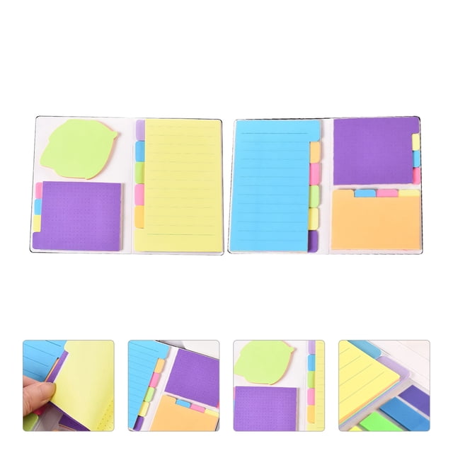 2pcs Note Pad Practical Durable Helpful Stationary Supply Tool for Student School