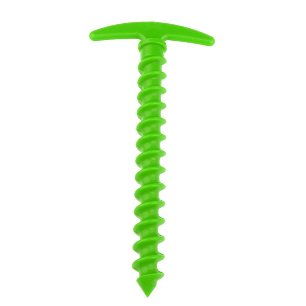 simhoa 6x5Pcs/Pack 14.5cm Tent Peg Nail Tent Stakes for Outdoor Camping Green 6 Pcs