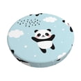thumbnail image 1 of Disketp Cute Panda Bear Funda Redonda para Taburete, Funda de Cojín para Silla de Bar Suave y Elástica-13 inch, 1 of 7