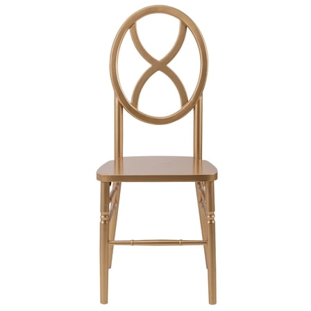 CSP Commerical Seating Products Sandglass Gold Wood Chairs