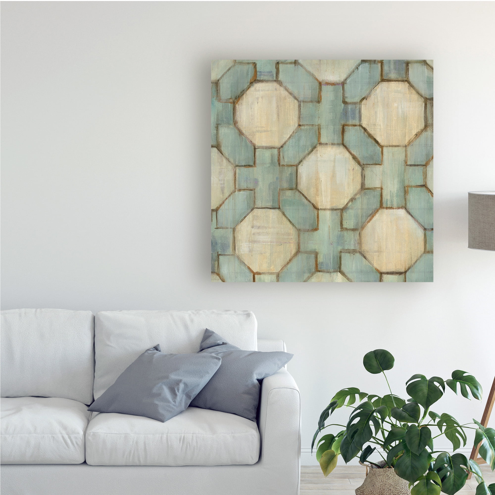 Trademark Fine Art 'Tile Element V' Canvas Art by Danhui Nai