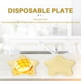 thumbnail image 4 of 90Pcs Star Shaped Paper Plates Gold Disposable Party Plate Pentagram Dinnerware Plate for Tableware Supplies, Gold, 4 of 7
