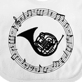 thumbnail image 4 of Inktastic French Horn Music Boys or Girls Baby Bib, 4 of 4