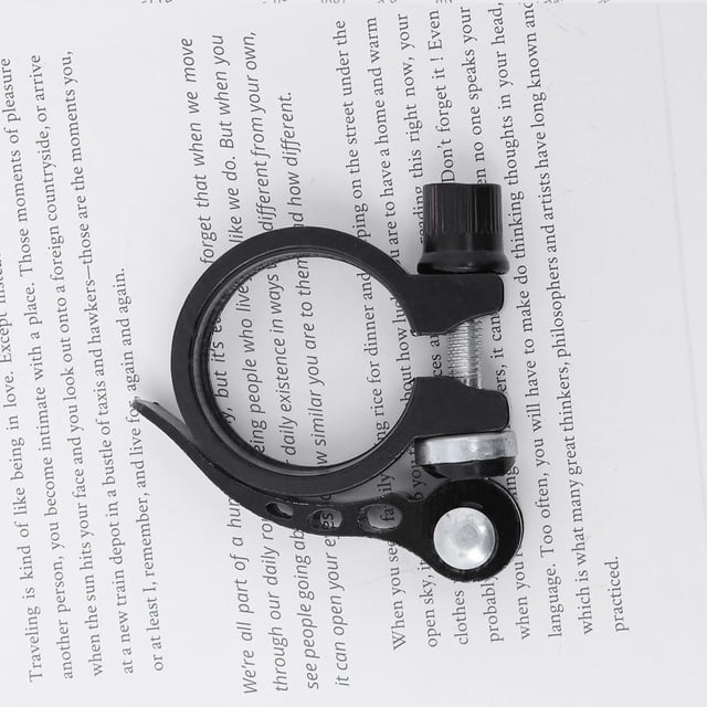 KAKOWELY 2Ud Road Bike Seatpost Clamp Negro De Rápida Fácil Ajuste En