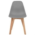 thumbnail image 3 of vidaXL 2/4/6x Dining Chair Plastic Kitchen Dinner Lounge Seat Multi Colors, 3 of 3