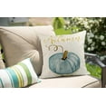 thumbnail image 3 of Linen Throw Pillow Covers Case Pillowcases Decorative Autumn Fall Free Blue Gray Pumpkin Watercolor Cases Cover Cushion 20x20 Inches One Side Sofa Living Room Car Decor Pillow Cases, 3 of 6