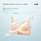 thumbnail image 4 of Ropa interior de verano ultrafina con tirantes finos y sin costuras para mujer, con aire acondicionado, suave, invisible, transpirable y con soporte para la espalda, 4 of 6