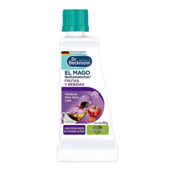 Quitamanchas Dr Beckmann El Mago 8 vino tinto café y té 50 ml