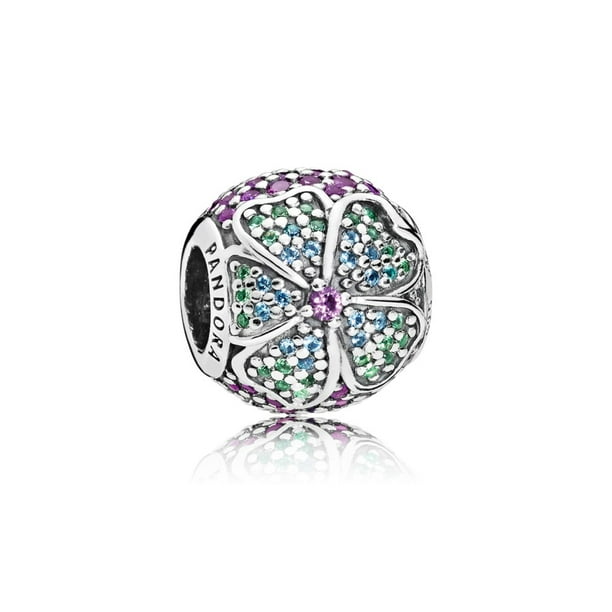 PANDORA Pandora Floral charm in sterling silver w/72 beadset royal