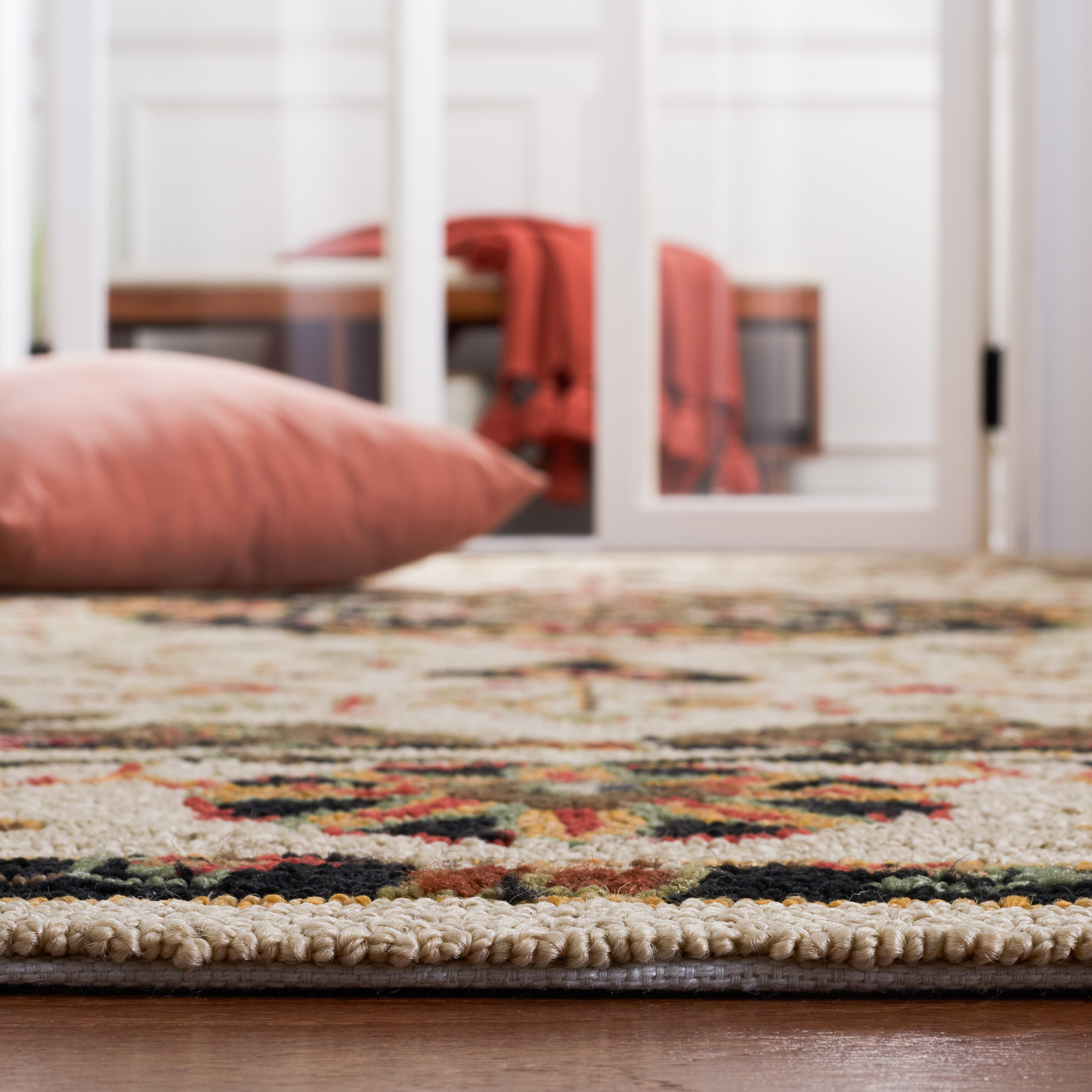 Safavieh Easy Care Todor Medallion Area Rug, Cream/Olive, 3' x 5'