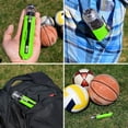 thumbnail image 5 of Mini bomba infladora de bolas portátil para neumáticos de bicicleta, baloncesto, fútbol, voleibol - Bomba manual compacta de alta presión con manguera flexible, múltiples boquillas - rojo, negro, 5 of 5