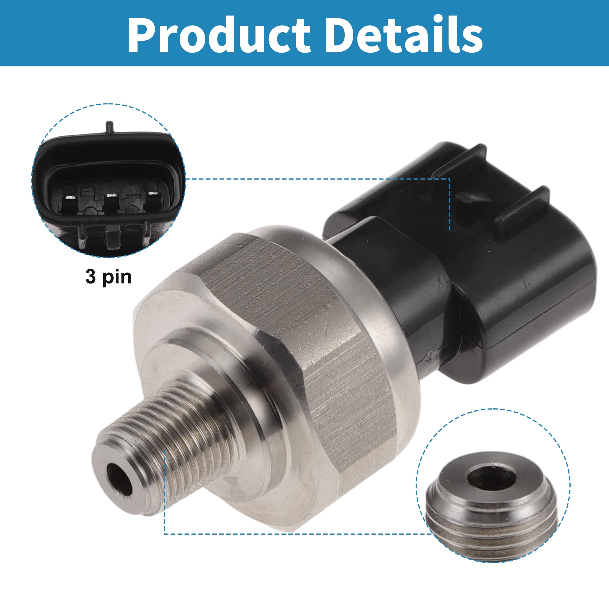 Unique Bargains 1 pcs No.8352060060 Engine Oil Pressure Sensor for Lexus CT200H 2017