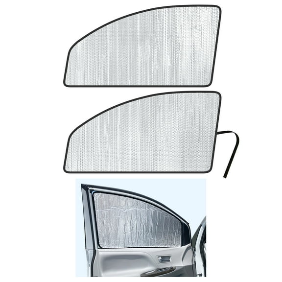 Side Window Front Row Sunshades for 2011-2020 Toyota Sienna Minivan (Set of 2)