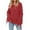 Red, variant on UJNDER Women Casual Large Size Pullover Sweater Tassel Long Sleeve Loose Round Neck Sweater Top Cozy Sweaters for Women Hot Pink L
