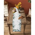 thumbnail image 4 of Table Runners 36 Inches Long Dress Scarves, Green Blue Fall Farmhouse Kitchen/Dining Table Runner, Short Coffee Tablerunners, Vintage Pumpkins Thanksgiving Botanical 13x36 Inch, 4 of 7