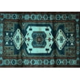 thumbnail image 1 of Ahgly Company Indoor Rectangle Persian Light Blue Traditional Area Rugs, 4' x 6', 1 of 4