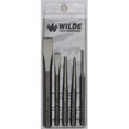 thumbnail image 1 of 5-Piece Punch & Chisel Set Natural Finish-Vinyl Pouch, 1 of 1