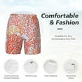 thumbnail image 5 of Balery Corals Mens Swim Trunks Swim Shorts for Men Quick Dry Inseam Beach Shorts with Compression Liner Pocket-Medium, 5 of 9