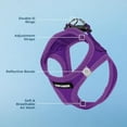 thumbnail image 5 of Voyager Step-in Air Dog Harness - All Weather Mesh Step in Vest Harness for Small and Medium Dogs and Cats by Best Pet Supplies - Harness (Purple), M (Chest: 16-18"), 5 of 7